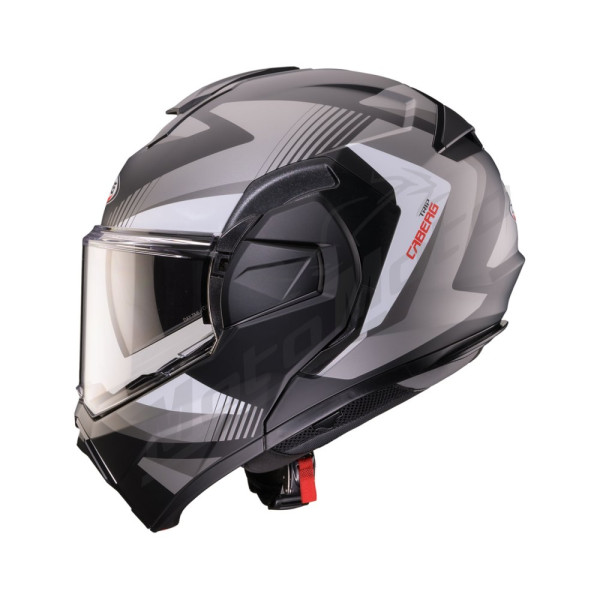 Caberg Trip Flip-Up Helmet Lunar Black/White