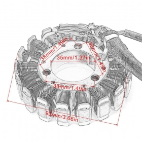 Generatorius KAWASAKI KLX 400 2003-2004