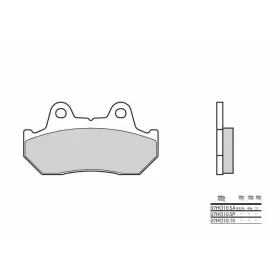BREMBO Street Sintered Metal Brake pads ​​​​​​​HONDA CB / CBR / CBX / FT / GL / VF / VFR 500-1500cc 1981-1999