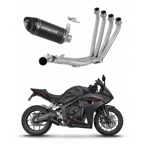Honda CBR 650 R / E-Clutch 2024-2025 Full Exhaust System HP8 BLACK + dB killer