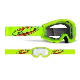 Krosiniai akiniai FMF POWERCORE geltoni / skaidrus stikliukas 