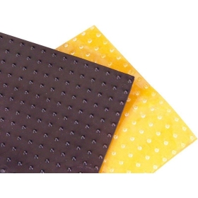 BLACKBIRD Non-Slip Adhesive 25x18cm Long Spikes Black