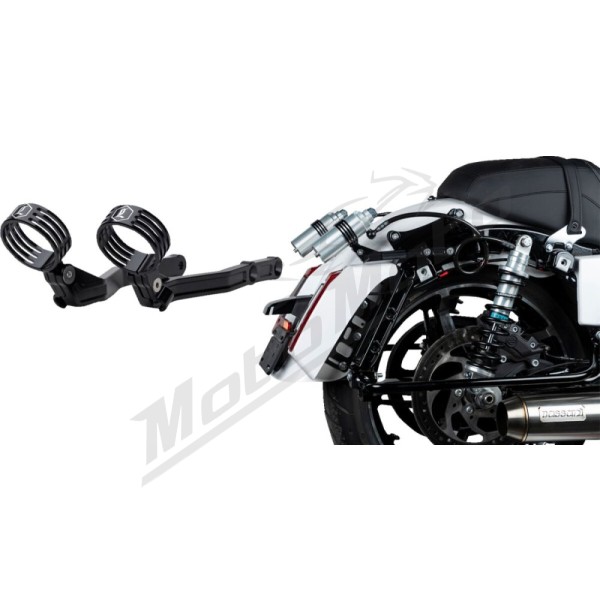 LEGEND SUSPENSION REVO ARC Billet Remote Reservoir External Mounts Harley Davidson FLHRXS / FLHX / FLTRX / FLTRXSE / FLHXSE 1750/1977 14-25