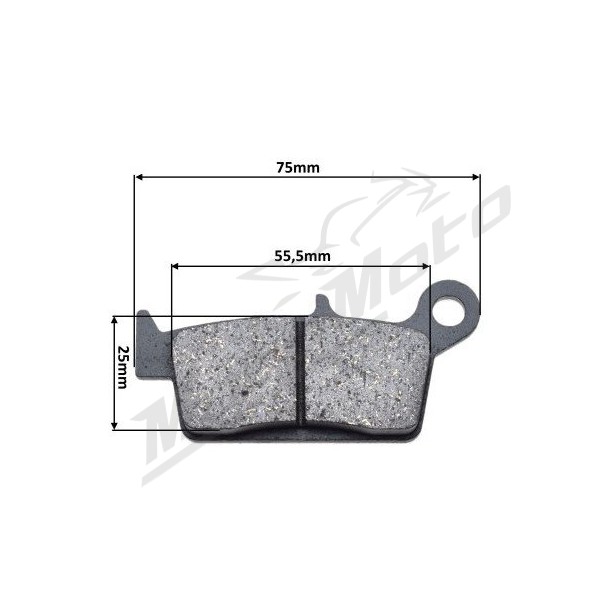 MaxTuned Brake Pads AJP / FANTIC / GAS GAS / HONDA / KAWASAKI / SUZUKI YAMAHA 80-650cc 87->