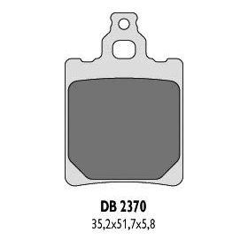 Delta braking pads kh60 kh337 ktm sx60/65`00-03 - replaces db2370mx-n and db2370qd-n