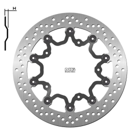 NG BRAKES 1205 priekinis plaukiojantis stabdžių diskas YAMAHA T-MAX 530-560 12-24