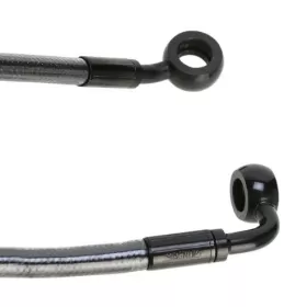 MAGNUM SHIELDING Single Disc Front Brake Line Black Harley Davidson FLS / FLSTC / FLSTCI / FXCW / FXCWC 1450/1690 00-14 112cm