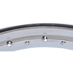 Wheel rim R18 x 1,85 (36 spokes) 1pc Chrome