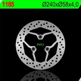 NG BRAKES 1185 Front Round Fixed Brake Disc DAELIM S2 125-250 05-12