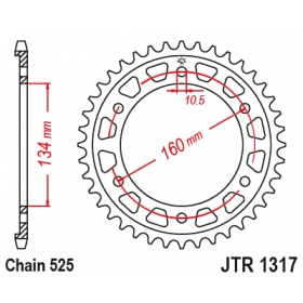 Rear sprocket JTR1317