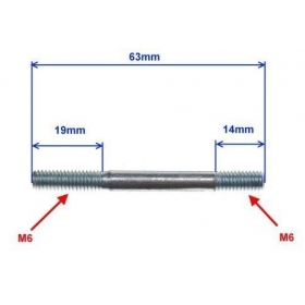 Stud M6 (length 63mm)