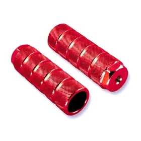 V BIKE Bmx Bicycle Footpegs 26T. Red
