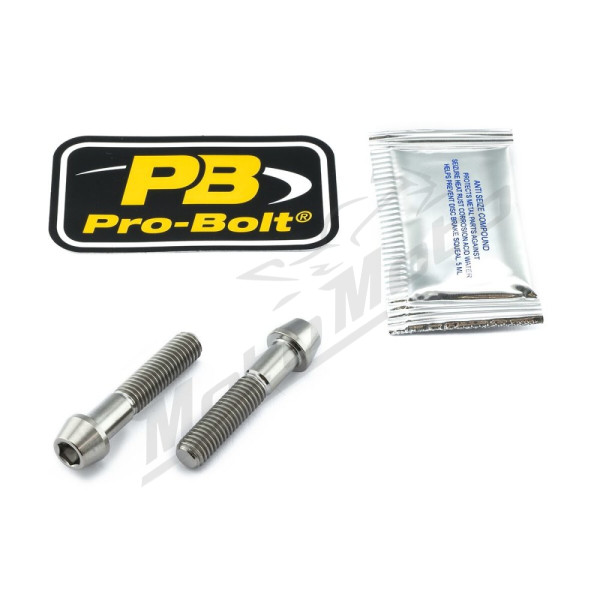 PRO BOLT Brake Caliper Pinch Bolt Set Titanium Aprilia / Ducati / KTM / MV Agusta 750-1290cc 04-20