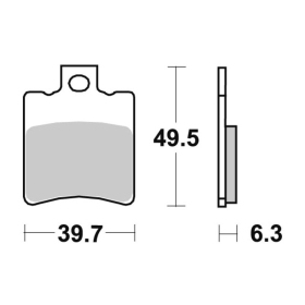 Sbs Brakepads 123HM