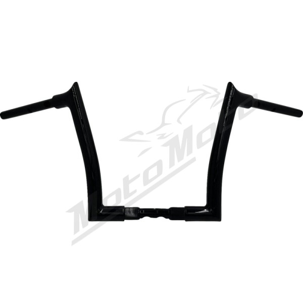 FAT BAGGERS INC. Pointed Top Handlebar Black 89x30.5cm Harley Davidson FLFB / FLTRX / FLTRXL / FXBR 1923-1977 23-26