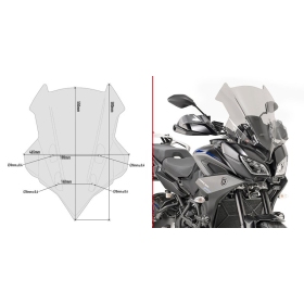 Givi Windshield, transparent YAMAHA MT-09 18-20