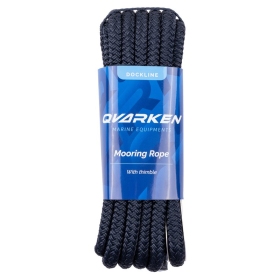 Qvarken Mooring Rope Dockline with thimble Navy