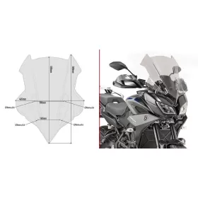 Givi Windshield, transparent YAMAHA MT-09 18-20