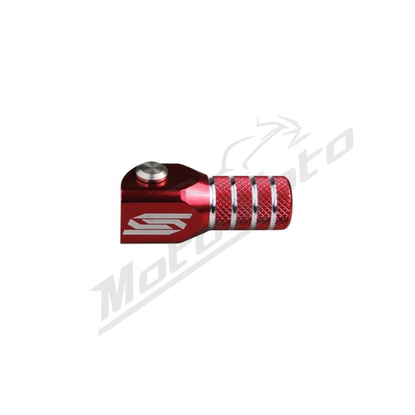 SCAR Shift Lever Matte Black/Red Endpiece Honda CRF 250 10-17