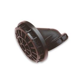 Sportinis oro filtras MALOSSI 90° Ø32 PHBG A/B raudonas 