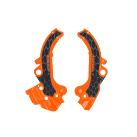 Acerbis X-Grip Rėmo Apsaugos KTM / GasGas / Husqvarna 65cc 24-> Oranžinė/Juoda