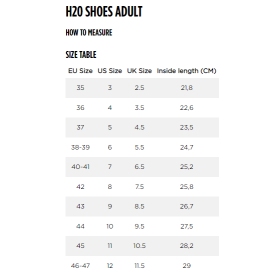 Jobe H2O Shoes 3mm GBS Adult