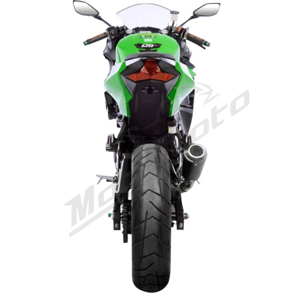LEOVINCE LV-10 Black Edition Slip-On Muffler KAWASAKI Z 400-500 19-25/EX 400 18-23