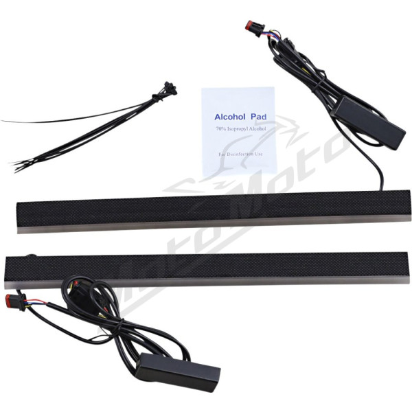 CUSTOM DYNAMICS Dual Color Plasma Rods Harley Davidson FLD / FLDE / FLFB 1340-1977cc 96-24