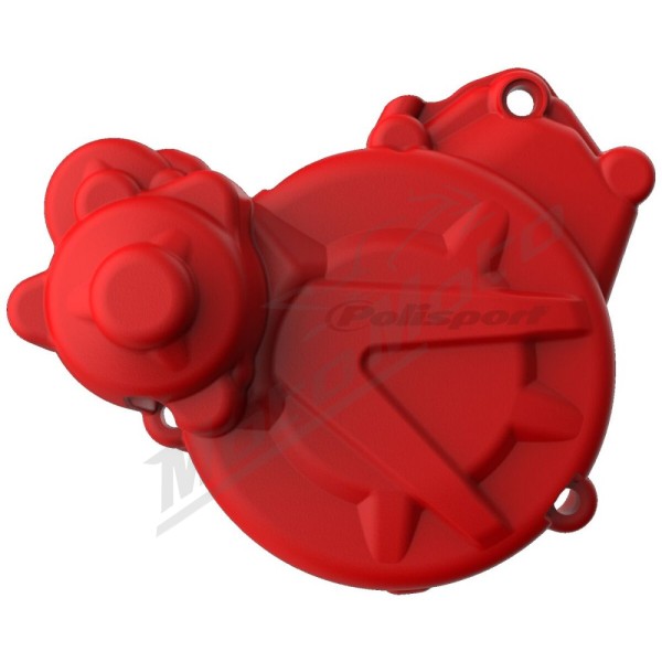 POLISPORT Ignition Cover Protector Red GAS GAS EC / XC / KTM XC 250-300cc 2017-2020