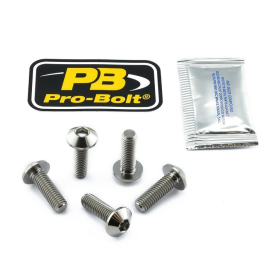 PRO BOLT Titanium Brake Rotor Mounting Bolt Kit Yamaha FZ8 / MT-03 / XJ / YBR / YZF-R3 250-800cc 08-22