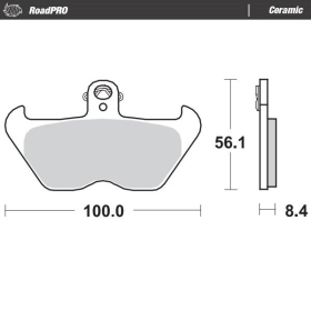 MOTO-MASTER Ceramic Front Brake Pads BMW K / R 850-1200 92-05