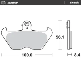 MOTO-MASTER Ceramic Front Brake Pads BMW K / R 850-1200 92-05