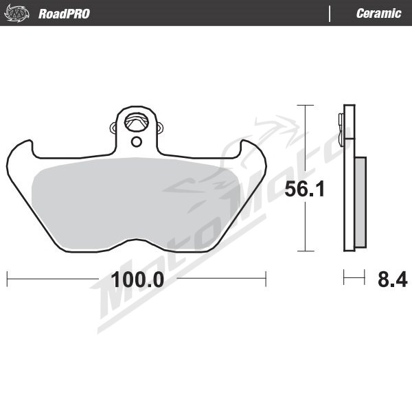 MOTO-MASTER Ceramic Front Brake Pads BMW K / R 850-1200 92-05
