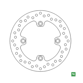 Newfren rear brake disc Honda CBR 600F / 1000RR 91-14