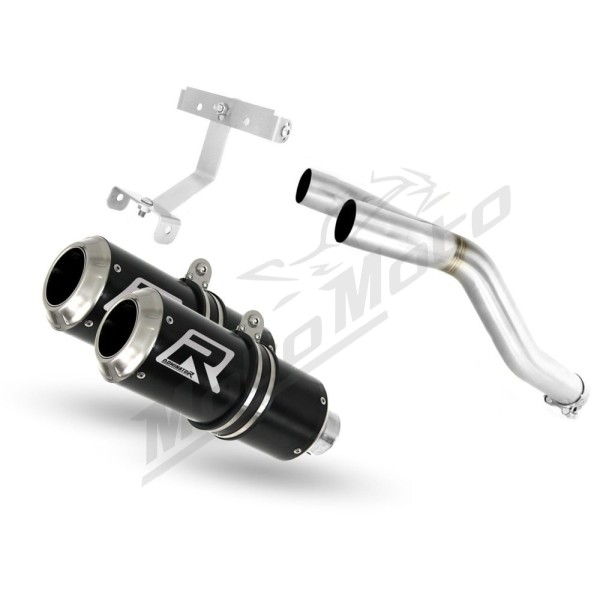 Yamaha FZ6 FAZER 600 S1 2004-2010 Dominator Exhaust Silencer Muffler GP BLACK + dB killer