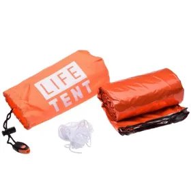 Emergency survival shelter orange 150x65mm