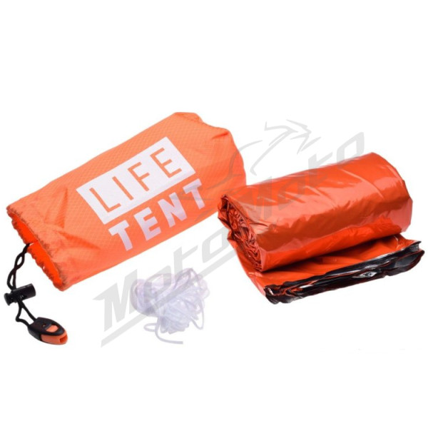 Emergency survival shelter orange 150x65mm