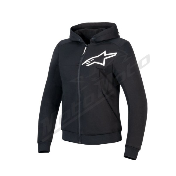 Alpinestars Hoodie Woman Chrome v2 Black/White