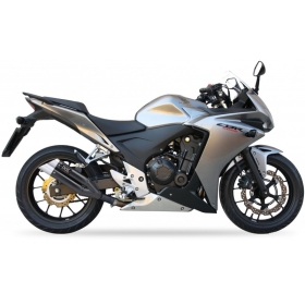IXIL Dual Hyperlow L3XB Silencer Stainless Steel Black / Aluminium - Honda CBR500R 2013-2016 XH6333XB