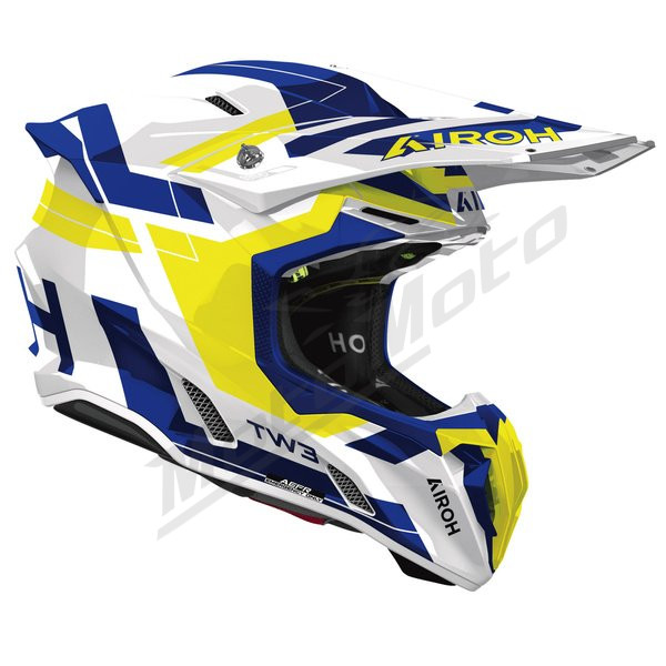 AIROH Twist 3 Dynasty Blue Motocross Helmet