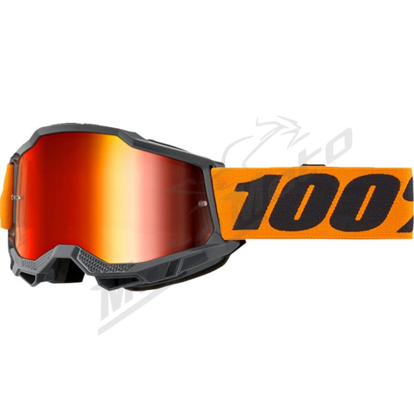 100% Accuri 2 akiniai (veidrodinis stikliukas) oranžiniai