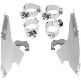 MEMPHIS SHADES HD Fats/Slim Windshield  Trigger-Lock Complete Mount Kit Harley Davidson FXBB / FXCW / FXD / FXDB / FXDBP / FXDC / FXDL / FXST 1584-1868 06-24