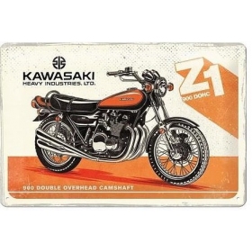 Metal tin sign KAWASAKI Z1 20x30