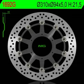 NG BRAKES Priekinis plaukiojantis stabdžių diskas 310mm Honda CTX / ST 1300cc 02-17