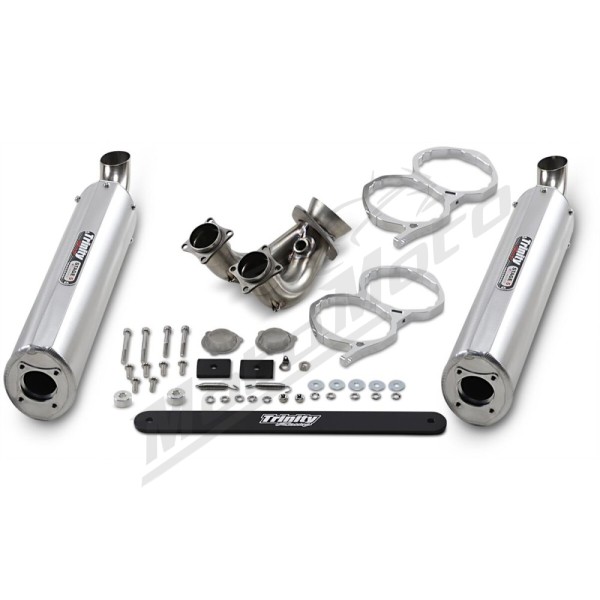 TRINITY RACING Stage 5 Slip-On Muffler POLARIS RZR XP 1000 15-23