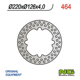 NG BRAKES Rear Fixed Brake Disc 220mm Husqvarna CR / SM / SMR / SMS / TC / TE / WR 125-630cc 97-14