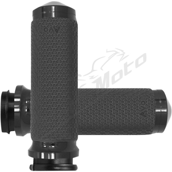 AVON GRIPS Vibration Dampening Memory Foam Grips Harley Davidson 1584–1977 cc 2008–2024