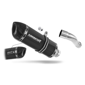 Honda CB 600F HORNET PC41 2007-2013 EU Approved Exhaust Silencer BLACK HP1 BLACK