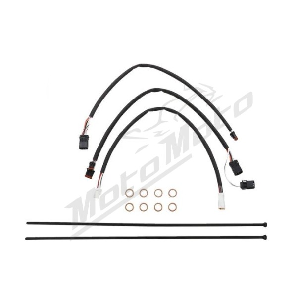MAGNUM SHIELDING XR Trosų / lynų / elektros laidų prailginimo kompl. chromuotas 38.5/43cm Harley Davidson FLHR 1750 21-22