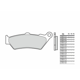 BREMBO Street Carbon Ceramic Brake pads APRILIA / BMW / DUCATI / KTM / MOTO GUZZI / TRIUMPH 125-2300cc 1992-2023